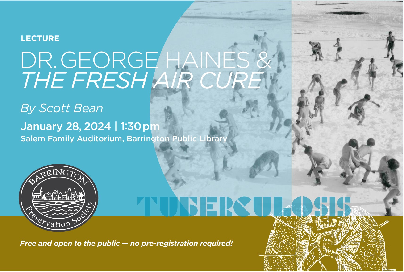 Lecture & Annual Meeting: Dr. George Haines & The Fresh Air Cure ...